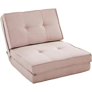 Mid.you Schlafsessel , Rosa , Textil , 70x61x80 cm , Liegefunktion , Wohnzimmer, Sofas & Couches, Schlafsofas, Schlafsessel