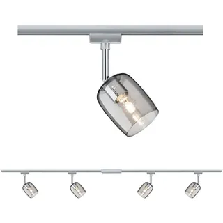 Paulmann "URail Set G10 Blossom Rauch Chrom matt max. 4x10W Schienensystem", G9 10 W