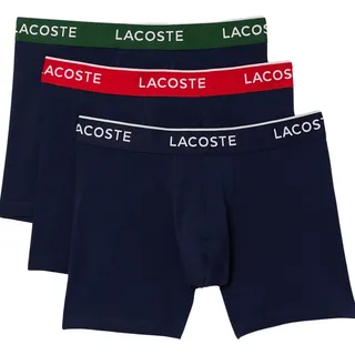 Lacoste 6h3379 Boxershorts 3 Einheiten Schwarz L Mann Schwarz L - Schwarz