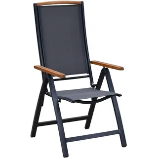 Merxx Siena Klappsessel 59 x 70 x 108 cm grau