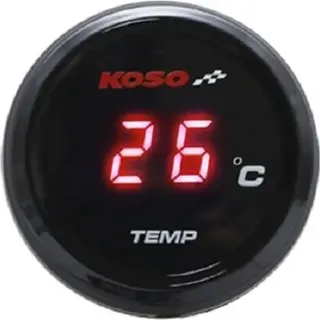 KOSO Coin-Thermometer blaue Anzeige