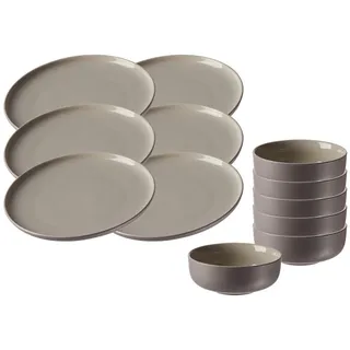 Ritzenhoff & Breker Frühstücksset Jasper 12-tlg. grau