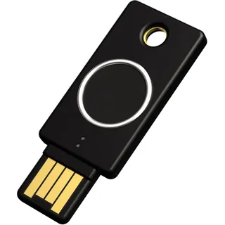 YUBICO YubiKey Bio FIDO Edition USB-Sicherheitsschlüssel Schwarz