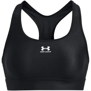 Under Armour Heatgear Padless Sport-bh Mittlerer Halt - Black / Black / White - M