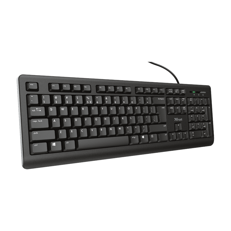 Bild von TK-150 Silent Keyboard schwarz, USB, DE (23983)