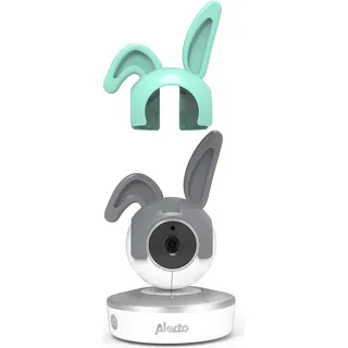 Alecto DIVM-EARS - Kaninchenohren-Accessoire für SMARTBABY10 & DIVM-850, grau/grün - Grün, Grau