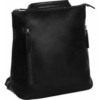Chesterfield Elise Backpack Black- Rucksack für Damen 34x31x11,5cm - Schwarz