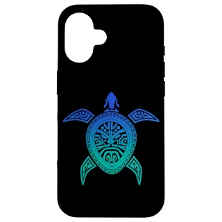 Schildkröte Maori Tribal Hawaii Meer Ozean Tier Tauchen Hülle für iPhone 16