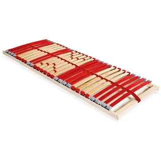 Coemo 2 Stk. Lattenrost RUBY K 80×200 cm, 7-Zonen, 28 Leisten, Kopfteil verstellbar