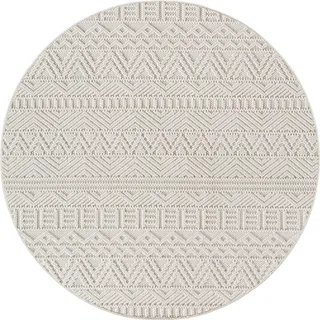 Ayyildiz HELIX 2202 Kurzflorteppich 200 x 200 cm Creme