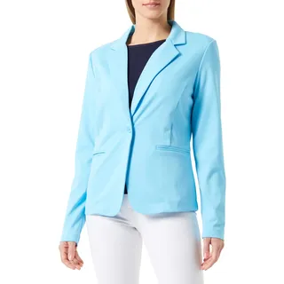 ICHI Damen Ihkate Lässiger Business-Blazer, 154421/Blue Grotto, XS EU