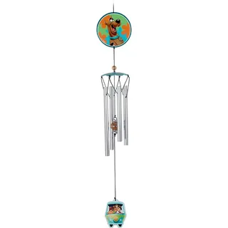 Spoontiques Windspiel, Scooby DOO, Gartendekoration für den Außenbereich, dekorative Glockenspiele für Hof-, Garten-, Hinterhof- und Terrassen-Dekoration