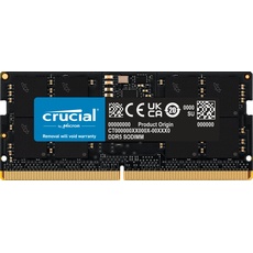 Bild SO-DIMM 16GB, DDR5-4800, CL40-39-39, on-die ECC (CT16G48C40S5)