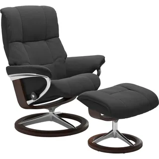 Stressless® Relaxsessel »Mayfair« mit Signature Base, Größe S, M & L, Gestell Braun grau