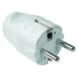 Bachmann 910.200 Schutzkontaktstecker Kunststoff 250 V Weiß IP20, IP44
