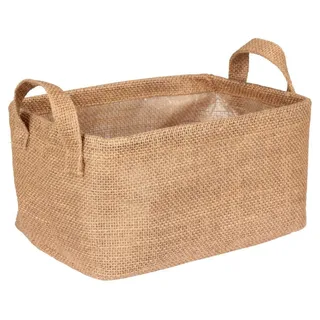 Wenko Aufbewahrungskorb Juna M 24 x 17 x 17 cm braun
