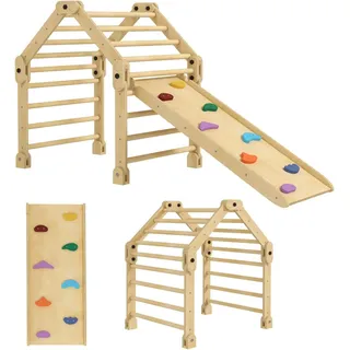 AIYAPLAY Klettergerüst Holz 175L x 70B cm