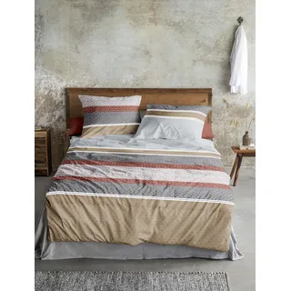 IRISETTE Bettwäsche »Panda 8543« 2 Stk., tlg. flauschig rot,