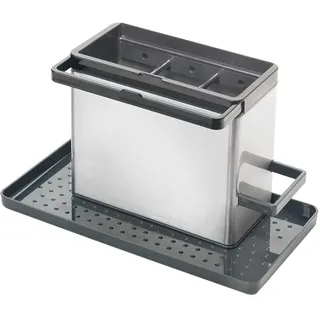 Metaltex TidyTex Spülbecken-Organizer Edelstahl 24 x 13 x 14 cm Silber