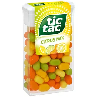 tic tac Citrus Mix Zitrone Yuzu Mandarine Zitrone Limette 54g