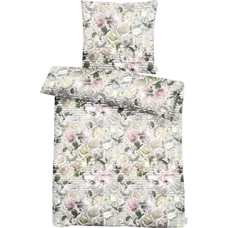 APELT Cosima Blumige Rosenträume und Boudoir-feeling Rosa 135 x 200 cm + 80 x 80 cm