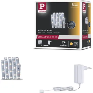 Paulmann MaxLED 250 Basisset Silber Protect Cover 1,5m