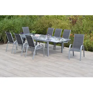 Merxx Amalfi di lusso Set 9-tlg. Grau