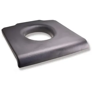 MPB Pieper MPB Sitzpolster für Toilettenstuhl Softsitz für Nachtstuhl WC Stuhl abwaschbar - schwarz