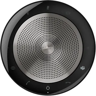 Jabra Speak 750 MS Teams vivavoce Universale USB/Bluetooth Nero, Argento - Schwarz