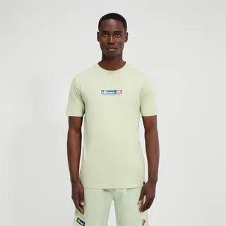 T-Shirt ELLESSE "OFFREDIAN TEE", Herren, Gr. M, grün (light grün), Obermaterial: 100% Baumwolle, Rundhals, Shirts T-Shirt, für sportliche Aktivitäten geeignet, mit Rundhalsausschnitt, Kurzarm