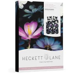 Heckett Lane Amelia Duvet Cover, 100% Cotton Flannel, Imperial Purple, 240 x 220 cm, 1.0 Pieces