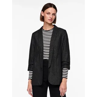 pieces Longblazer »PCBOSELLA 3/4 GLITTER BLAZER NOOS«, schwarz