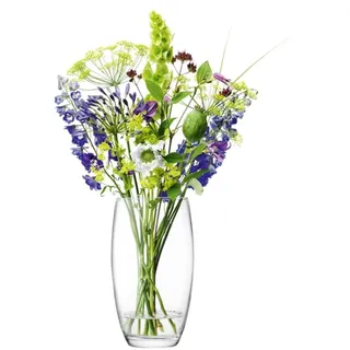 LSA Flower Blumenvase, 29 cm, transparent, Glas, Clear, Höhe