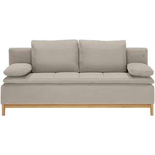 Joka Schlafsofa , Naturfarben , Textil , Eiche , Uni , Füllung: Schaumstoff, Vlies , 200x96x88 cm , Made in Austria , Stoffauswahl , Wohnzimmer, Sofas & Couches, Schlafsofas, Dauerschläfer Sofas