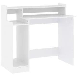 vidaXL Schreibtisch 97x45x90 cm Weiß