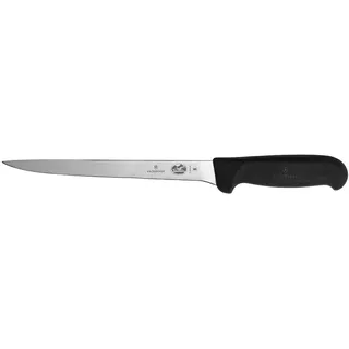 Victorinox Fibrox Filetiermesser 20 cm Schwarz/Silber flexibel