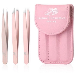 Lalano`s Cosmetics Deluxe- Pinzetten Set 1 St rosa Frauen