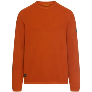camel active Herren Pullover aus Reiner Baumwolle Zimt, Menswear-M