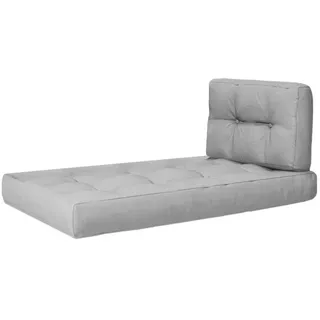 Vicco Palettenkissen 120 x 15 x 80 cm grau 2-tlg.