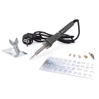 VELLEMAN Brandmalkolben, 6 Brennaufsätze, Ablageständer, Schablone, 30 W