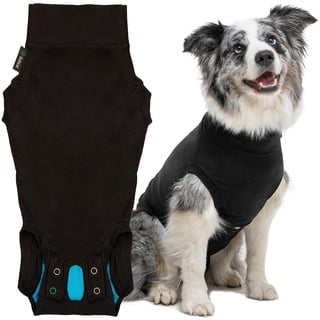 Suitical Recovery Suit Hund, XS, Schwarz