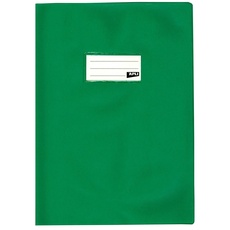 APLI 101611 Heftschoner aus PVC, 19/100, 24 x 32 cm, blickdicht, Grün, 10 Stück