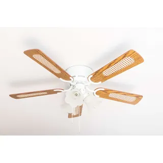 Pepeo Kisa Deluxe 105 cm Deckenventilator Weiß