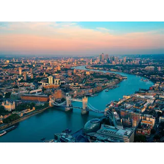 Papermoon "London Skyline", bunt,