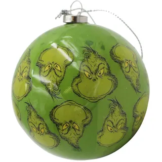 Grinch Christbaumkugel Baumdekoration 9cm Wandbehang Ornament Grün Gesichter
