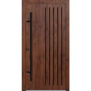 FM Türen AS68 Modell 64 1100 x2100 Nussbaum Links Innen Beschläge Set 01