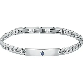 Maserati Armband Edelstahl silber Herren