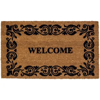 ASTRA-Kollektion Fußmatte Coco Design Welcome 45 cm x 75 cm