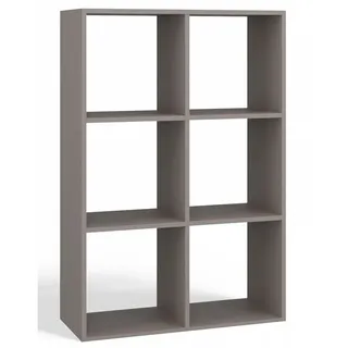 Selsey Standregal 110 x 75 x 30 cm Grau