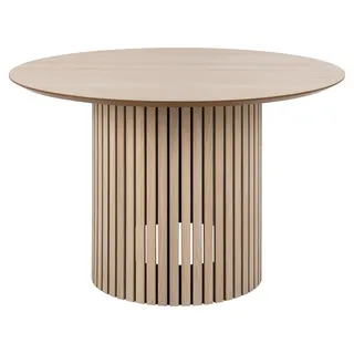 VCM DAHEIM Esstisch Linley Ø 120 cm Holz Braun